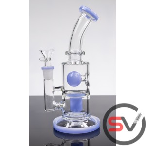 LIGHT BULB GLASS WATER PIPE 9inch
